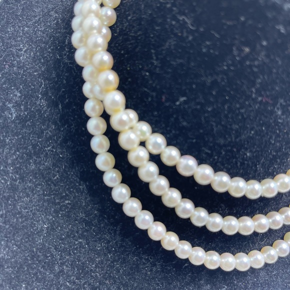 Akoya Pearl Necklace 43 inches 5.5-6 mm with Gem card. - Picture 9 of 10